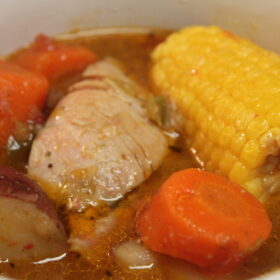 Chicken and corn soup