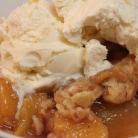 Grandma’s Southern Peach Cobbler
