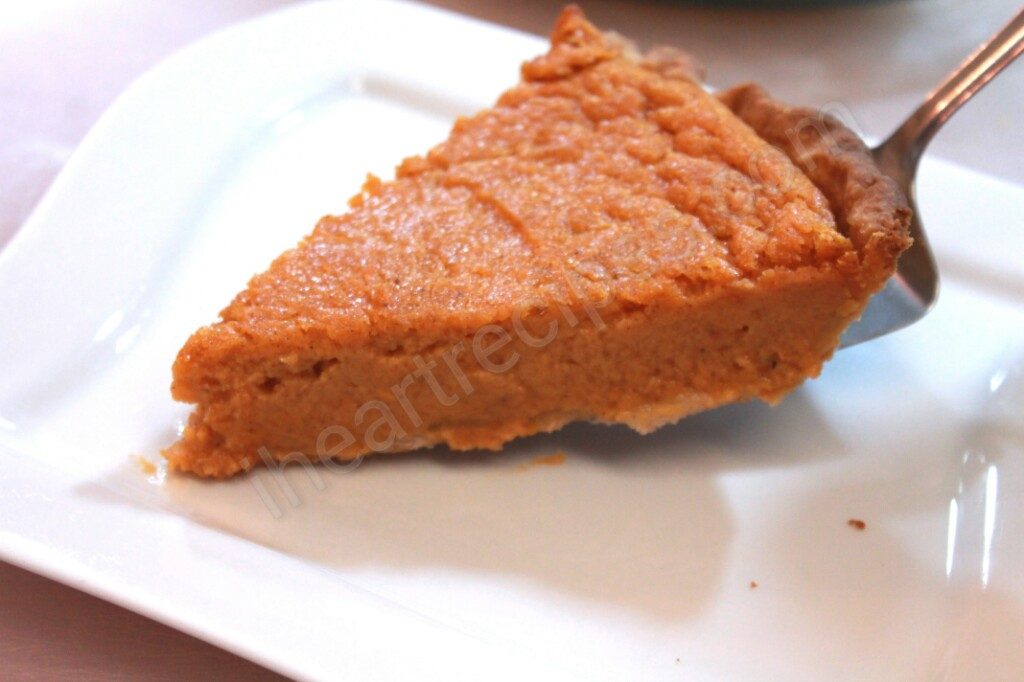 A slice of Southern Sweet Potato Pie