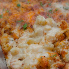 Lobster Mac and Cheese with Bacon Bread Crumbs
